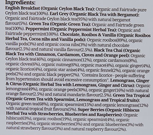 English Tea Shop- Assortment of Organic Teas in Gift Tin (72 Tea Bags)
