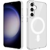 Rongep Samsung Galaxy A37 i&ccedil;in Şeffaf Kılıf Mag-Clear G&uuml;&ccedil;l&uuml; Manyetikli [MagSafe ile Uyumlu] A37 Koruyucu Sararmaya Dayanıklı 