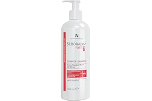 Seboradin Caída del Cabello y Adelgazamiento del Cabello Champú para Hombres y Mujeres con Vitaminas y Extractos Naturales para el Espesamiento y el Crecimiento Tecnología Natura Suiza, 400 ML