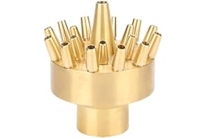 JACKSKING Bec de fontaine, Jet de fontaine d'eau de jardin Buse de paysage Tête de jet d'arroseur Filetage femelle 1in, Jet de fontaine