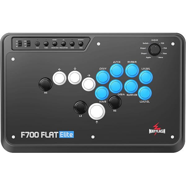 Hitbox Controller Mayflash F500 Flat All-button Arcade Controller Game ...