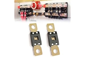 parts PTT MEGA/AMG Fuse/Fusible Bolt 2 Pack 300 Amp 32V 298 Series Fusible à boulon pour courant élevé Surcharge à retardement pour voiture automobile, marine et camionnette (300A-2PACK)