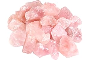 Nvzi Quartz Rose Pierre Naturelle Brute, Pierre Precieuse Et Minéraux, Pierre Naturelle Lithotherapie, Cristaux Et Pierres Précieuses, Pierre De Protection Puissante Cristal De Roche, Deco Salon(450G)