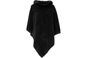 MAPIMANIA - Poncho Donna Invernale colorata, Mantella Elegante per cerimonia, Scialle Coprispalle, Stola per l'inverno in pelliccia sintetica