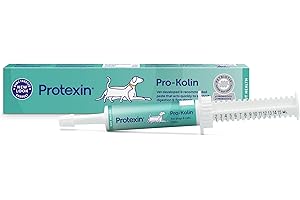 Protexin Pro-Kolin – Probiotic & Prebiotic Digestive Support Paste for Dogs & Cats – Fast-Acting Stool Firming Formula with Kaolin – Vet Recommended – Ideal for Cats & Small Dogs – 15ml Syringe