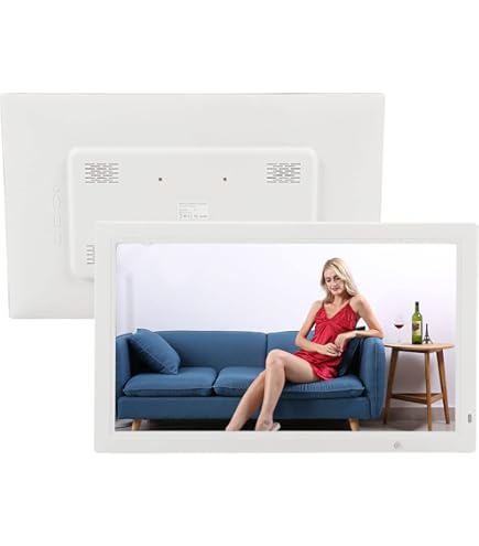 Cadre Photo Numerique Cadre Photo Numérique HZEPDVT - 22 à 32 Pouces - Écran IPS HD - Affichage Mural Intelligent Cadres Photo Numérique