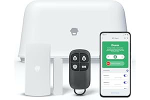 ‎CHUANGO Chuango OV-300 - Smart WiFi Alarm System, kabelloses Haussicherheitssystem mit Basisstation, 97 db, Tür-/ Fenstersensor und handlicher Fernbedienung