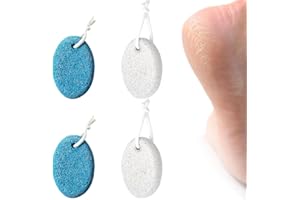 GYCAQAC Pumice Stone Foot Care Pack of 4, Pumice Stone Callus Remover for Feet and Hands, Foot Scrub for Perfect Callus and Skin Hardening Removal, Natural Foot Scrub for Dead