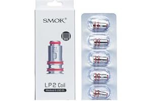 SMOK LP2 Replacement Coils, 0.23 Ohm, Mesh, DL Coils, High-Performance Direct-Lung, Works With RPM 4 and Nord 50W Kits, Pack of 5, No Nicotine