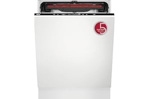 AEG FSS64907Z Fully integrated Dishwasher with AirDry Technology, ‎6000 Series, MaxiFlex Drawer, SatelliteClean, 14 Place Settings, QuickSelect Touchscreen, 550x596x818 mm