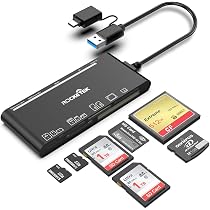 Lettore di schede SD, Dockteck USB 3.0 A/M&C/M a TF/SD3.0 2 in 1 Card Reader, High Speed Memory Stick Reader Multity-Slot OTG Reader per UHS-I SD/Micro SD/SDHC/SDXC/MMC