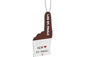 ‎HIGH FIVE FINGERS St Pauli Fahne Fanartikel HIGH FIVE FINGERS Auto Duftbaum mit 5 Düften | Air Freshener | Duftspender | Raumduft | Lufterfrischer