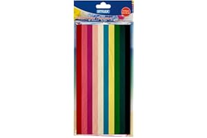 Stylex 46453 - Carta velina, 50 x 70 cm, 20 fogli assortiti in 10 diversi colori, non impermeabile, colorante, ideale per artigianato, decorazione e imballaggio