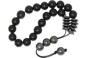 Jeannieparnell N3 BLA - Greek Style Loose Strung Prayer Beads 10mm Gemstone Beads Handmade