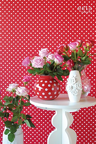 Tapete Punkt Rot – 115742 – von ESTAhome.nl - 4