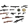 BrickArms Alliiertes Waffenset, WW2 Pistol Set Custom Weapons for LEGO figures