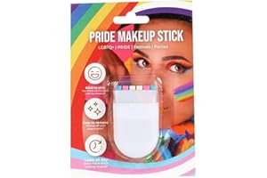 LOVETRENDS Transgender Flag Facepaint Stick - Pack of 1 - Blue, White & Pink Coloured Make Up Stick - LGBTQ+ Pride Face Paint Makeup Pride Month Pride Events