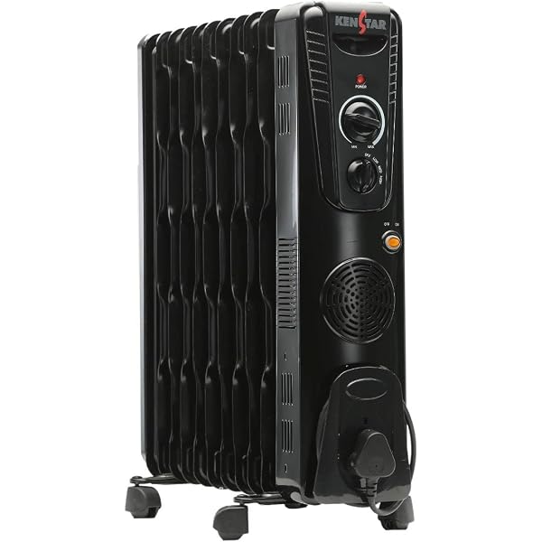 Kenstar 11 Fin 2900-Watt PTC Fan Heater (Black FERNO 11) : Amazon.in: Home  u0026 Kitchen