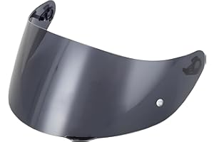 Guajiro - Visor Compatible with AGV GT2 | K1 | K1-S | K5 | K5S | K3SV | S4SV | COMPACT | DUCATIV2 | HORIZON | NUMO | STEALTH | STRADA | Polycarbonate Screen Ready for Pinlock (Black)