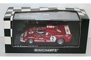 Minichamps 400751202 Modellino Auto Alfa Romeo 33 TT 12 Winner 1000 Km Spa 1975 Scala 1/43