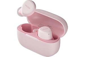 TOZO A1 2024 Neuf Écouteurs Bluetooth sans Fil Ecouteurs Bluetooth 5.3 avec ORIGX Acustique 30H Lecture EQ Ajustement Ultraléger USB Type C IPX5 Rose