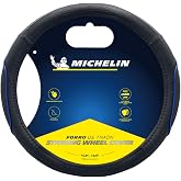 MICHELIN MC1003NAZ Premium Suni Deri Direksiyon Kılıfı, MAVİ
