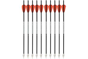 X- BOW FMA ENGINEERING X-Bow FMA Supersonic Hunt Pack - Carbonbolzen - 5 oder 10 Stück; für die X-Bow FMA Supersonic und alle Pistolenarmbrüste ohne Leerschusssicherung, die mit 6,5 Zoll Bolzen geschossen Werden