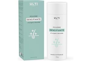 Ulti Paris Fibre per Capelli - 30g - Polvere per Capelli 100% naturale (castano scuro) fibre capelli, ispessimento capelli, hair fiber, hair powder, polvere capelli
