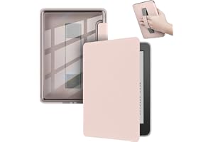 Compatible with Kindle Paperwhite 11th Generation Case 6.8" 2021 (Pink) | eBook Protection, Shockproof, auto wake&sleep, hand strap holder, full coverage