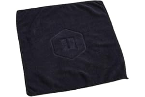 Unicorn Serviette Ultra Darts | Microfibre très absorbante pour maximiser la Prise en Main | Noir avec Logo U en Relief | Carré de 30 cm