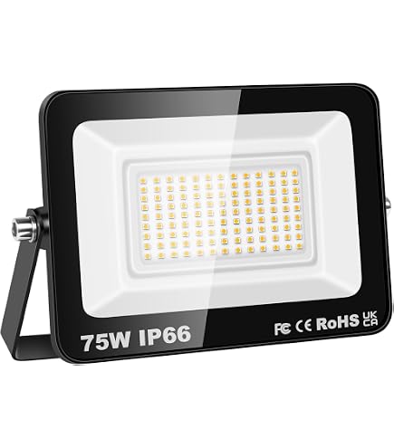 Projecteur LED Extérieur 70W 6100lm - Spot LED Blanc Froid 6500K IP65 - Éclairage Jardin, Cour, Garage (84 LEDs)