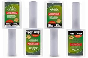 CHUANGSEED 4 rouleaux mini Film etirable demenagement,clear,13cmX305m, film bagage valise, film plastique emballage, film palette transparent adapté à un usage domestique et commercial