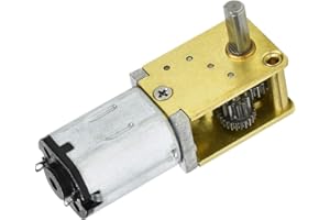 Greartisan DC 12V 68RPM Worm N20 High Torque Speed Reduction Motor with Metal Gearbox Motor for DIY RC Toys