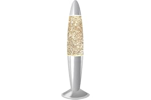 SAVINGWORLD Lava Lamp Classic Lava Lamp 16-inch Peaceful Relaxation Lamp Clear Glitter
