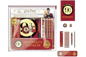 PYRAMID INTERNATIONAL Ensemble de papeterie Harry Potter (motif plateforme 9 3/4) Cadeaux Harry Potter pour filles et garçons, cadeaux Harry Potter pour femmes et hommes – Produit officiel