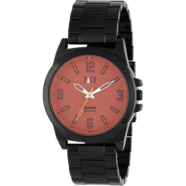 Montre Automatique HMT Kajal Homme - Années 80 - Boîtier Doré, Cadran Noir, Bracelet Cuir - NEUVE De Stock