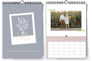 PAPERLIONS Bastelkalender 2025 zum Selbstgestalten I DIY Fotokalender für Fotos I DIN A4 I Wandkalender zum selber gestalten, Jetzt entdecken und individuell gestalten!