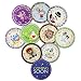 Blulu Baby Monthly Holiday Milestone Stickers Newborn Gift, 26 Pieces