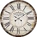Produktbild Wanduhr Uhren Dekouhr Vintage Holz 34cm Shabby Romantik Landhaus Retro Paris, Motiv:E. Hotel Hayward