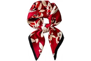 MEDUOLA Echarpes et Foulards femme style vintage Satin Foulard Carré Moyen Élégant au Toucher Soie 70×70 cm