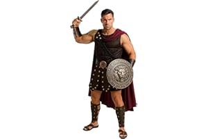 Morph Disfraz Gladiador Hombre, Traje Romano Hombre, Disfraz Legionario Hombre,Disfraz Romano Hombre,Disfraces Espartano, Disfraz Carnaval Hombre
