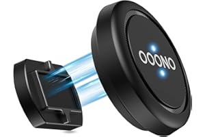 SUPMEGA Magnetische Autohalterung für OOONO CO-Driver NO1, Robuste Metall-Autohalterung mit Eingebauten Magneten, kompatibel mit OOONO NO1 Blitzerwarner