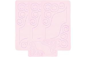 EMMAHOME ROMANY GYPSY WASHABLE 4PCS MAT/RUG SET, CARAVAN/MOBILE HOME TOURER SIZES, 67X120CM Pratt (Pink)
