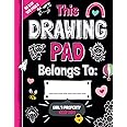 The Best Drawing Pad Only For Girls: Make Your Child a Creative Artist Thanks to this Fun Sketch Book for Kids Contains Premi