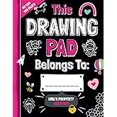The Best Drawing Pad Only For Girls: Make Your Child a Creative Artist Thanks to this Fun Sketch Book for Kids Contains Premi