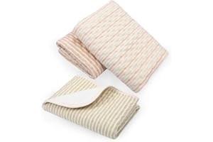 YWOWORLD Wickelunterlage, Yworld Baumwolle Bambusfaser atmungsaktiv wasserdicht Wickelunterlagen waschbar wiederverwendbare Windeln Liner Matten (braun)