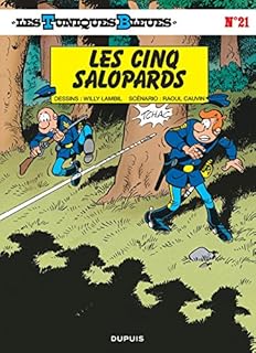 jaquette livre Les Tuniques bleues, tome 21 : Les cinq salopards