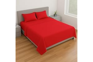 Leonardo Home - completo matrimoniale da Letto in cotone - compreso nel completo 1 lenzuolo - 2 federe per cuscini standard - 1 sotto con angoli