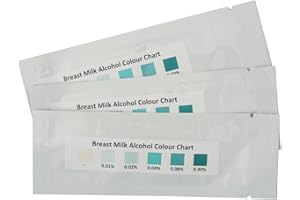 HOME HEALTH EUROPE 10 x Pruebas de Detección de Alcohol en Leche Materna