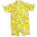 Plum Collections - 2/3yrs Australian Sun Protection UPF50+ Girl AIO Sunsuit Short L/S - Yellow
